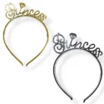 Plastic Princess Crown Headband Tiara