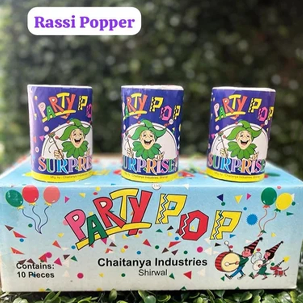party-decoration-small-dori-rassi-party-popper-1.webp Small Dori Rassi Party Popper, 3 Inch - Image 1