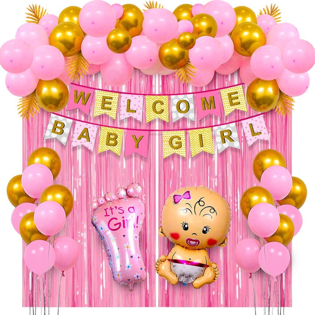 party-decoration-welcome-baby-girl-decoration-set-1-scaled-1.jpg Welcome Baby Girl Decoration Set, 45 Pcs - Image 1