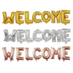 Welcome Foil Balloon, Perfect for Every Celebration