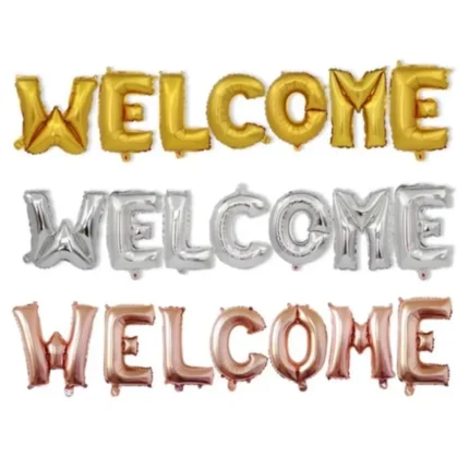 Welcome Foil Balloon, Perfect for Every Celebration