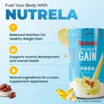 Patanjali Nutrela Weight Gain, Banana, 500g - Image 4