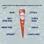 Pidilite Fabric Glue Cone Heera 30g - Image 2
