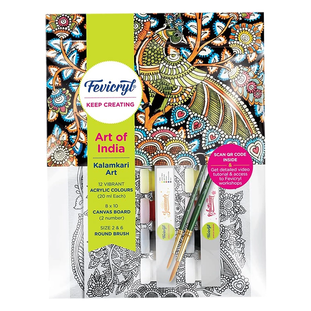 pidilite-fevicryl-diy-art-of-india-kalamkari-art-kit-1.webp Pidilite Fevicryl Kalamkari DIY Art Kit - Image 1