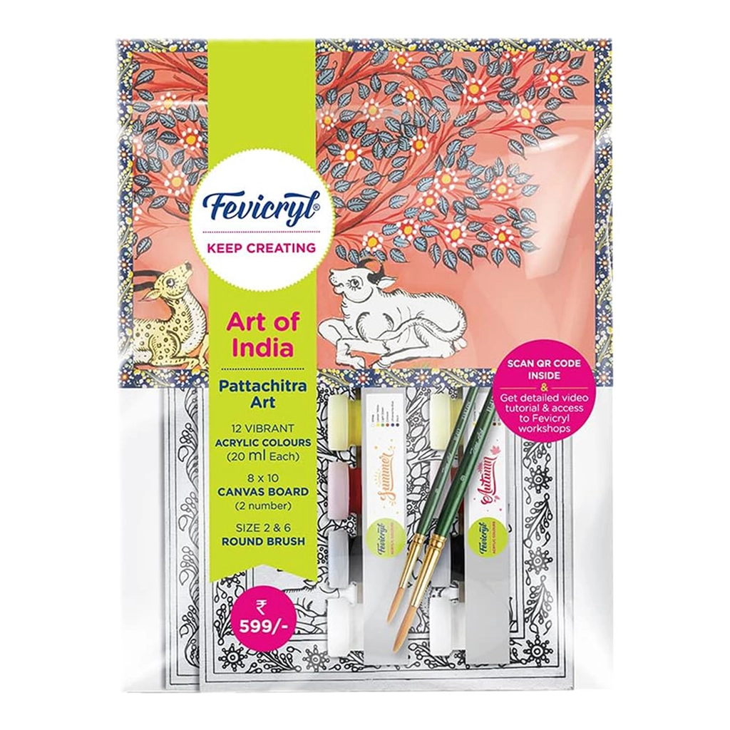 pidilite-fevicryl-diy-art-of-india-pattachitra-art-kit1.webp Pidilite Fevicryl Pattachitra Art Kit - Image 1