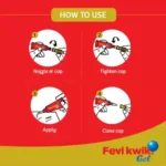 Pidilite Fevikwik Gel, Instant Bonding 1g - Image 3