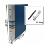 Plastic Ring File Folder Cover, D-Ring Binder - Image 4