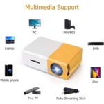 Portable Mini LED Projector, HD 3500 Lumens - Image 3