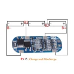 3S BMS 11.1V 10A 18650 Charger Module - Image 2