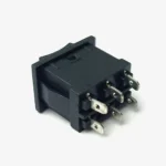 6A 250V DPDT Rocker Switch, 6 Pin - Image 2