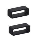 PVC Rubber Watch Strap Keeper, Pack of 2