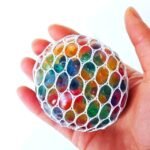 Rainbow Mesh Blobbles Squeeze Ball Toy