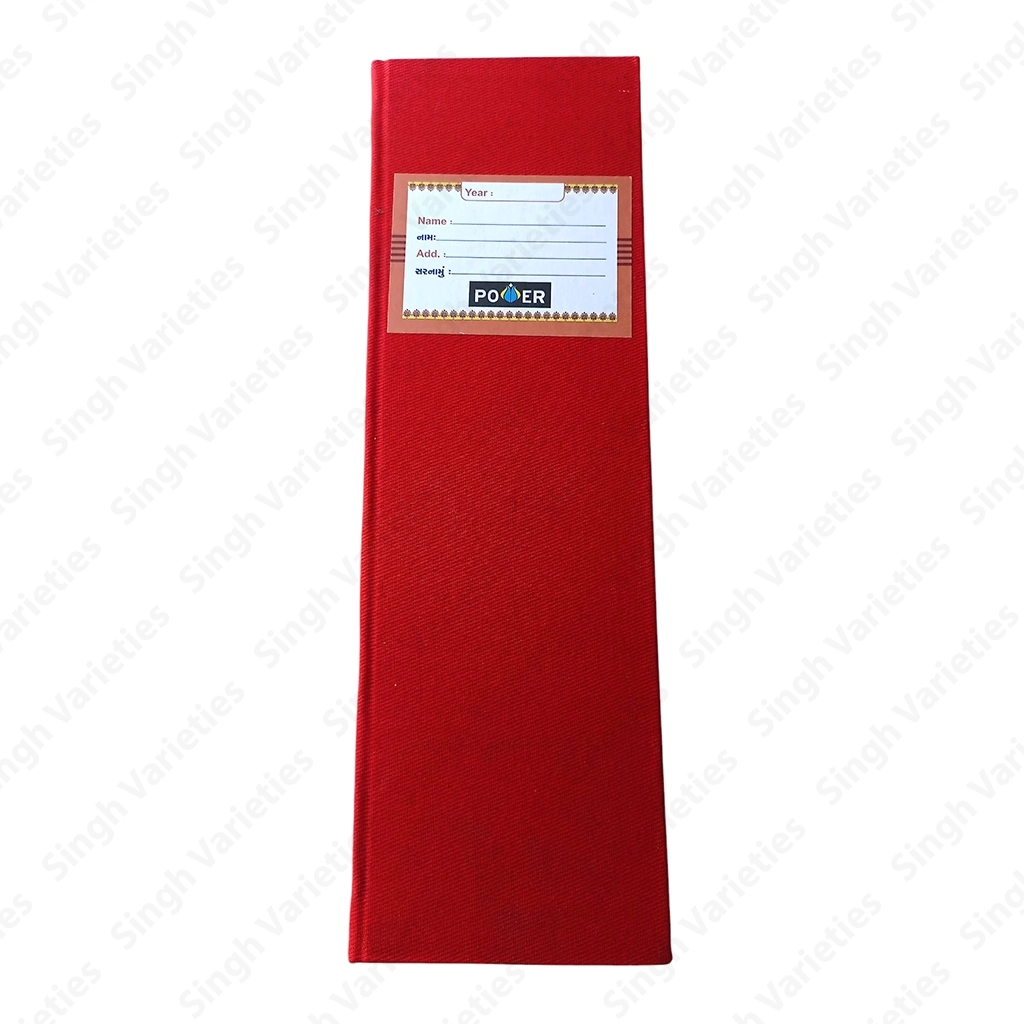 red-canvas-cloth-hard-long-chothiya-book-1.webp Red Canvas Hard Cover Chothiya Book - Image 1
