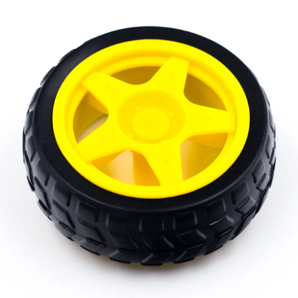 robot-wheel-65mm-for-dc-geared-motor-1.webp Robot Wheel 66mm for DC Geared Motor - Image 1