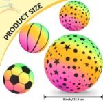 Rubber Beach Ball for Pool & Backyard Play - Image 6