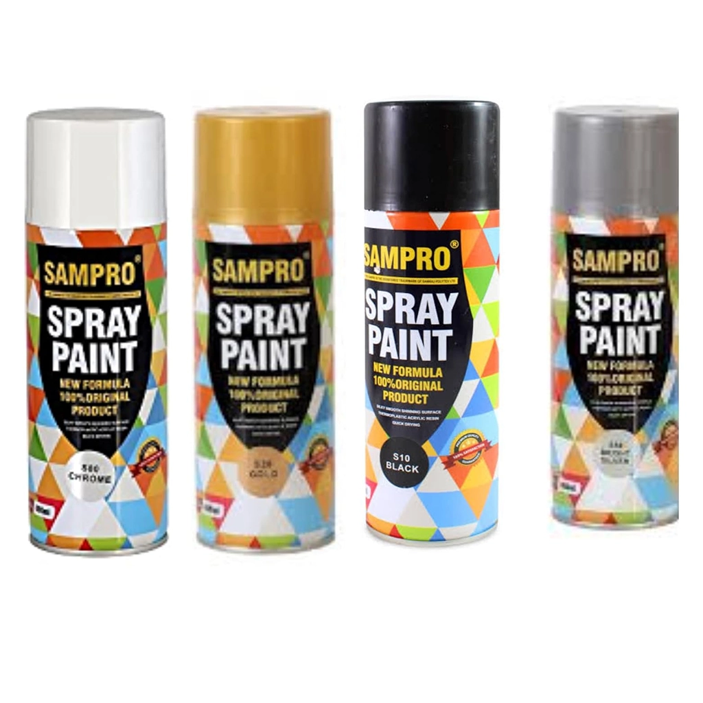sampro-multi-purpose-spray-paint-1.webp Sampro Multi-Purpose Spray Paint, 400ml - Image 1