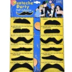 Self-Adhesive Fake Mustache Party Set, 12 Pcs - Image 5