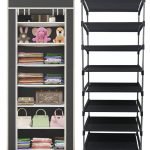 7 Layer Multipurpose Wardrobe Shelf, Metal