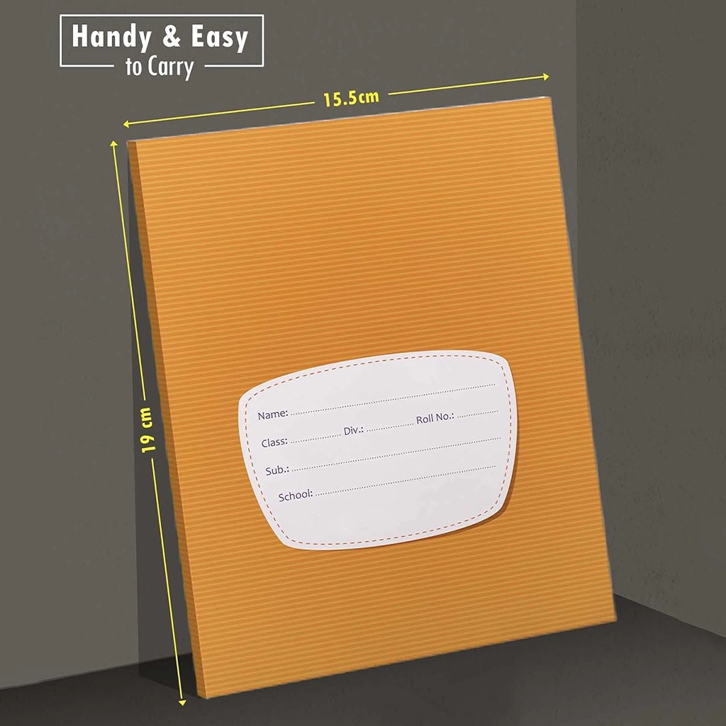 small-notebook-1.webp Small Notebook, Single Line, Brown Cover - Image 1