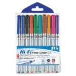 Stick Hi Fi Colour Pen Set, 10 Pcs