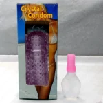 Extra Dotted Thin Silicone Crystal Condom, Side Stimulator - Image 5