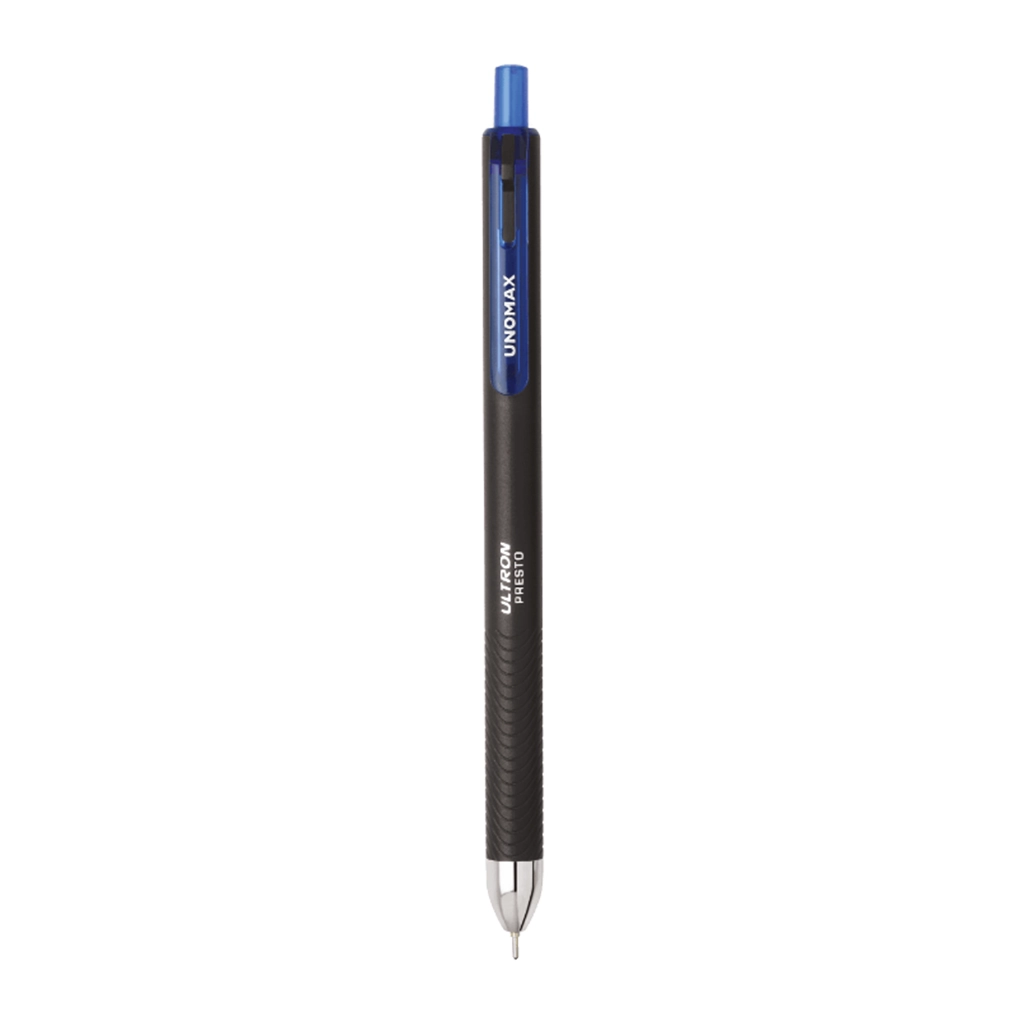 unomax-ball-pen-ultron-presto-blue.webp Unomax Ultron Presto Click Ball Pen - Image 1