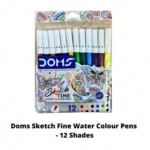 Doms Water Colour Sketch Pens, Fine 12