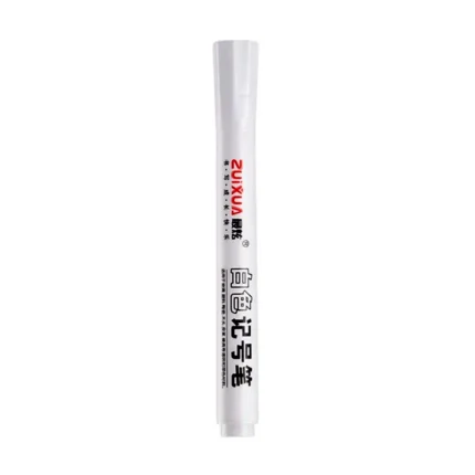 White Permanent Marker Pen, Bold Markings