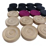 Wooden Carrom Coins, 20 Pcs Set - Image 2