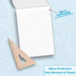 Writing Pad, Wide Ruled with Cardboard Back - Image 3