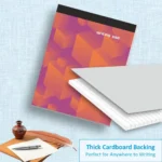 Writing Pad, Wide Ruled with Cardboard Back - Image 4