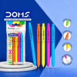 Doms NEOKLIK Ball Pen Neon Body Blue Ink 0.7mm Stationery