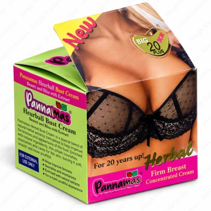 Panammas Herbal Bust Cream 80g with Barley & Rice Milk Wellness & Sensuality