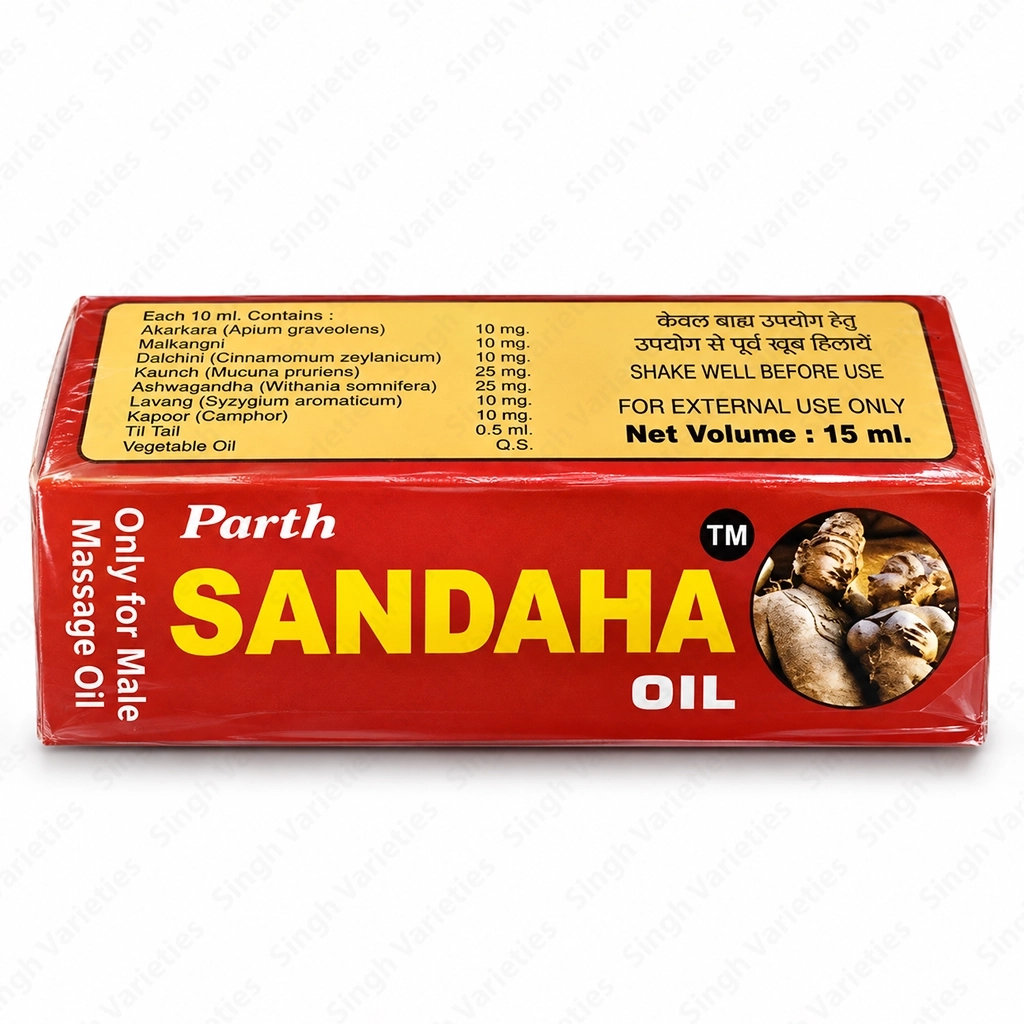 Sandaha Herbal Massage Oil for Men 15ml